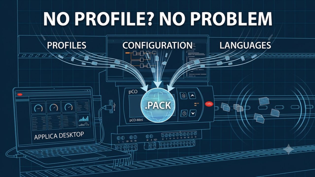 c.pCO mini controller running the packaged application