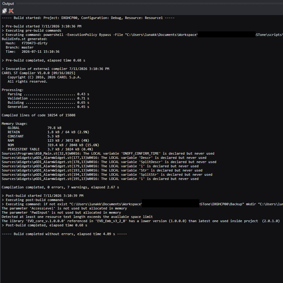 Successful build in STone with the flash.bin output